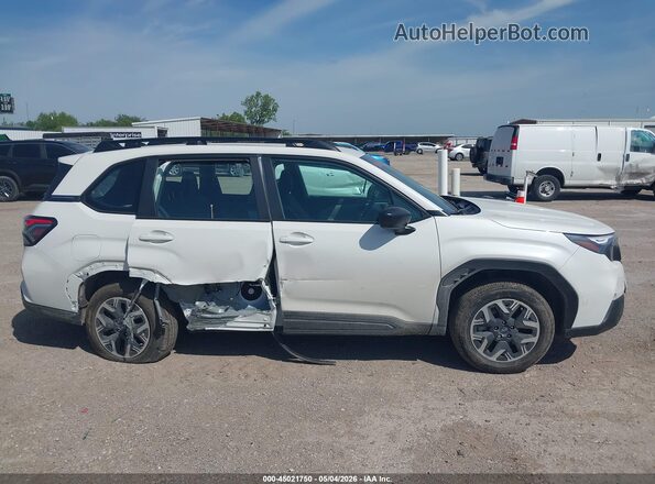 4S4SLDA68T3050945 2026 SUBARU FORESTER White უკანა სალონის ხედი