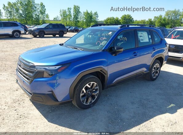 4S4SLDA68T3062674 2026 SUBARU FORESTER Синий Передняя левая четверть