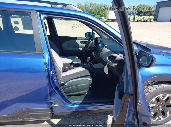 4S4SLDA68T3062674 2026 SUBARU FORESTER Синий Вид салона спереди