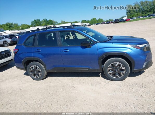 4S4SLDA68T3062674 2026 SUBARU FORESTER Синий Вид задней части салона
