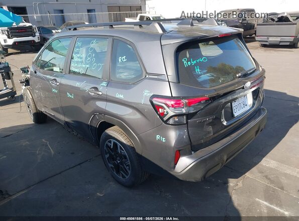 4S4SLDA6XT3084529 2026 SUBARU FORESTER Gray Задня ліва чверть