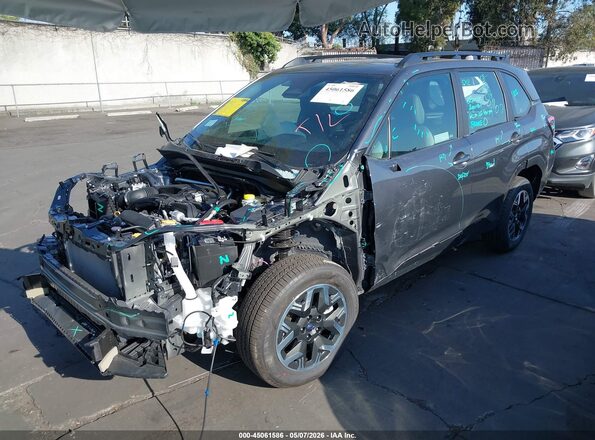 4S4SLDA6XT3084529 2026 SUBARU FORESTER Gray Передня ліва чверть