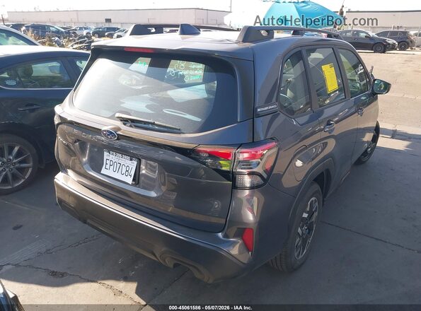 4S4SLDA6XT3084529 2026 SUBARU FORESTER Gray Задня права чверть