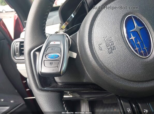 4S4SLDB6XT3005861 2026 SUBARU FORESTER Red Vista del salpicadero