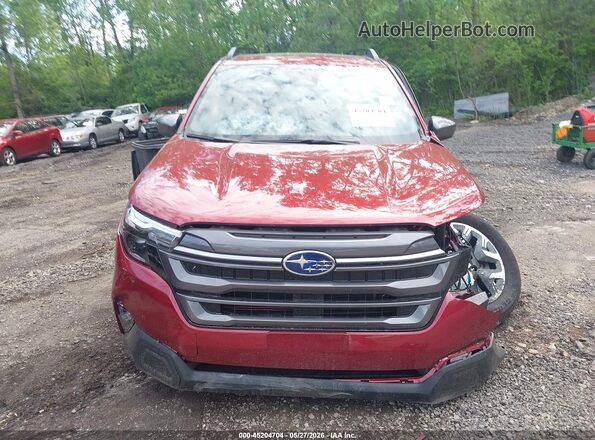 4S4SLDB6XT3005861 2026 SUBARU FORESTER Red Vista interior trasera