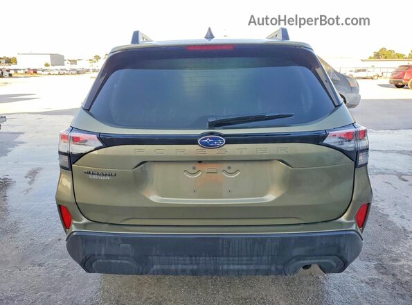4S4SLDD62T3013613 2026 SUBARU FORESTER Green Вид ззаду
