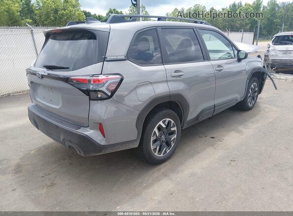4S4SLDD62T3089686 2026 SUBARU FORESTER Gray უკანა მარჯვენა