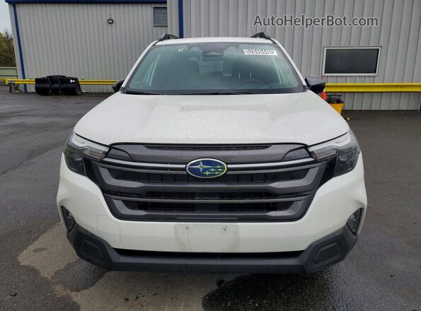 4S4SLDD66T3050437 2026 SUBARU FORESTER White Vista frontal