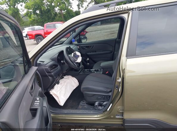4S4SLDD68T3038080 2026 SUBARU FORESTER Green Front interior view