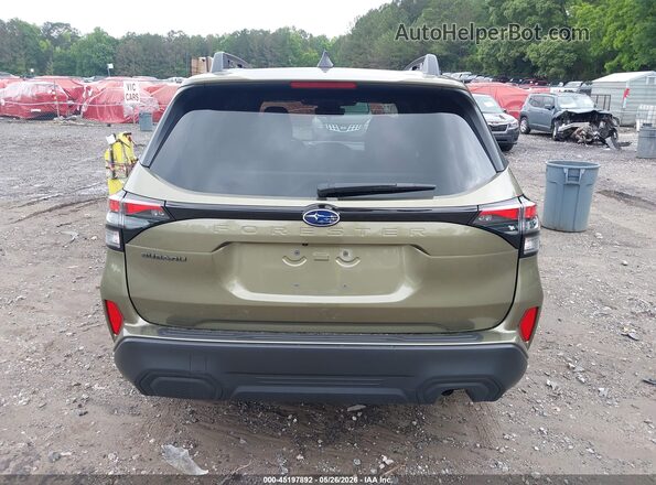 4S4SLDD68T3038080 2026 SUBARU FORESTER Green 