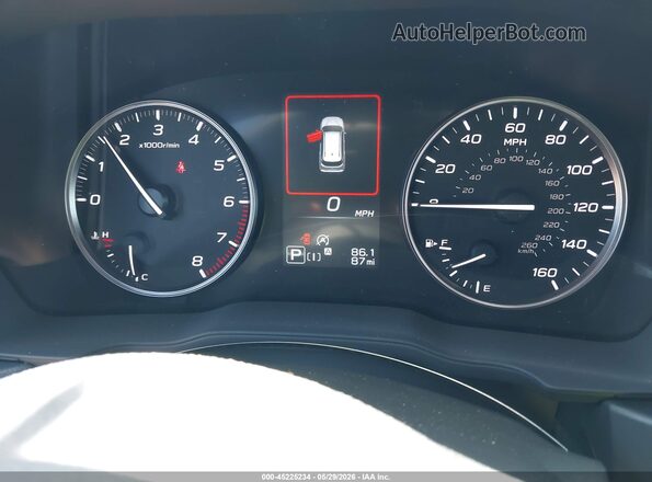 4S4SLDD6XT3043247 2026 SUBARU FORESTER Gray Вид задніх сидінь