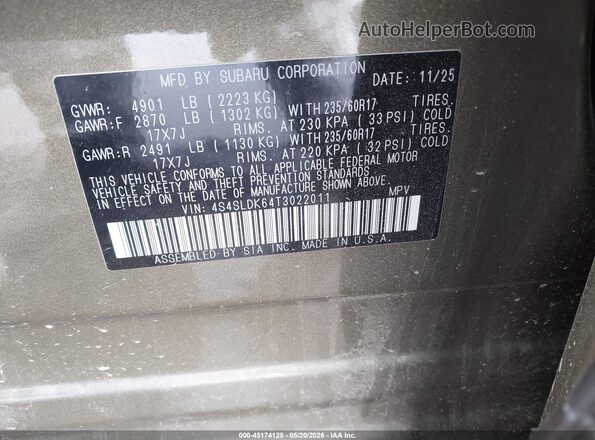 4S4SLDK64T3022011 2026 SUBARU FORESTER Green 