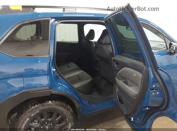 4S4SLDK69T3048183 2026 SUBARU FORESTER Blue Widok naklejki z numerem VIN