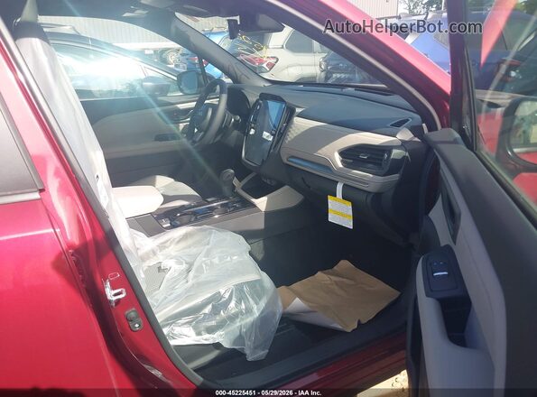 4S4SLSE71T3093918 2026 SUBARU FORESTER Красный Вид салона спереди