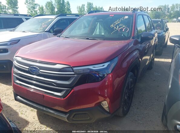 4S4SLSE71T3093918 2026 SUBARU FORESTER Красный Передняя левая четверть