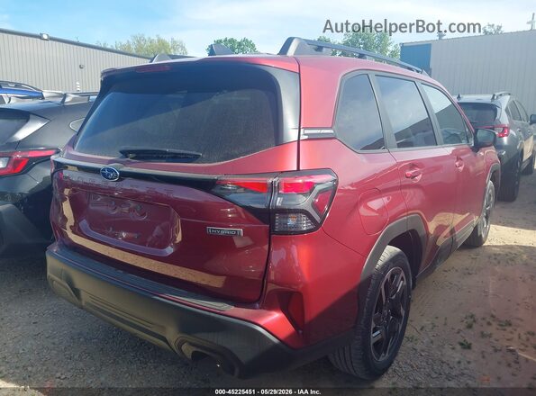 4S4SLSE71T3093918 2026 SUBARU FORESTER Красный Задняя правая четверть
