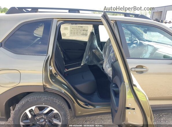 4S4SLSE76T3094885 2026 SUBARU FORESTER Green Widok naklejki z numerem VIN