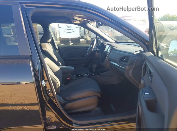 4S4SLSE7XT3075319 2026 SUBARU FORESTER Black Вид салону спереду