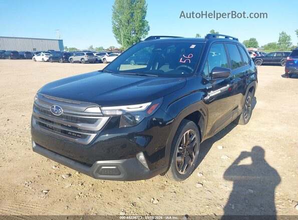 4S4SLSE7XT3075319 2026 SUBARU FORESTER Black Передня ліва чверть