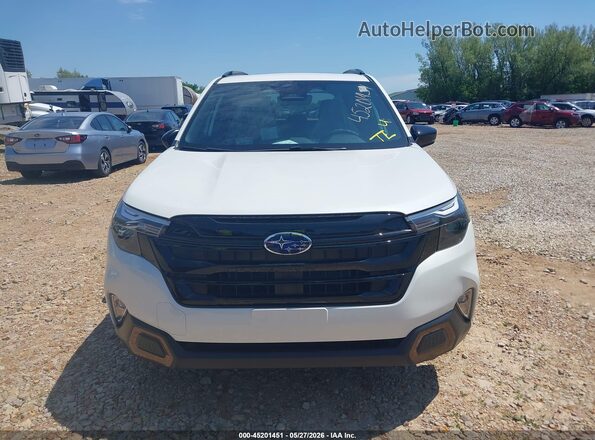 4S4SLSJ73T3093876 2026 SUBARU FORESTER White Вид щитка приладів