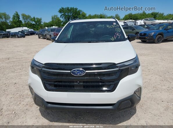 4S4SLST73T3094796 2026 SUBARU FORESTER White ხელსაწყოთა პანელის ხედი