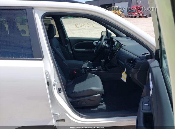 4S4SLST73T3094796 2026 SUBARU FORESTER White წინა სალონის ხედი