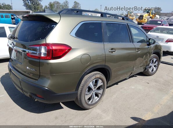 4S4WMAAD4S3422002 2025 SUBARU ASCENT Зеленый Задняя правая четверть