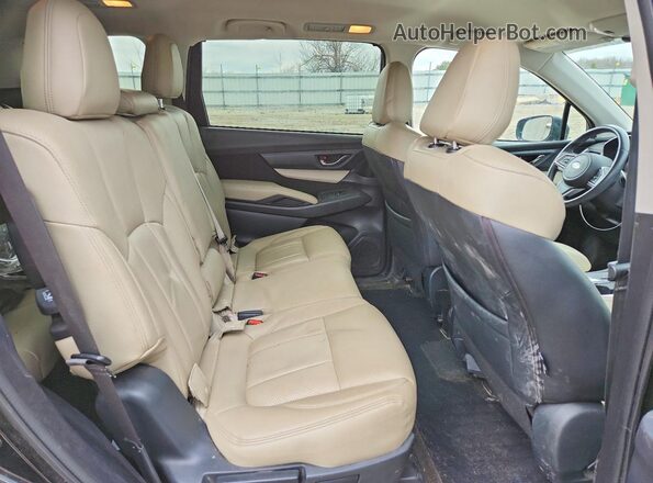 4S4WMABD7K3445742 2019 SUBARU ASCENT Black Widok wnętrza z tyłu