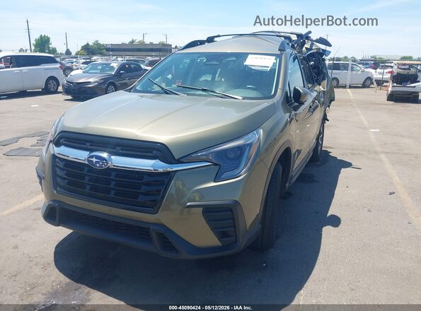 4S4WMACD2R3457869 2024 SUBARU ASCENT Green წინა მარცხენა ხედი სამი მეოთხედიდან