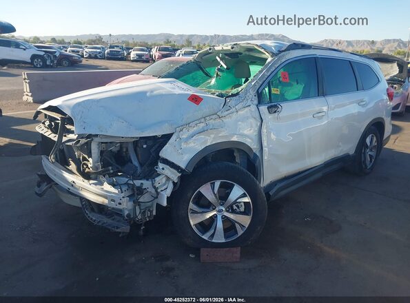 4S4WMACD8L3480127 2020 SUBARU ASCENT White Առջևի ձախ երեք քառորդ տեսարան