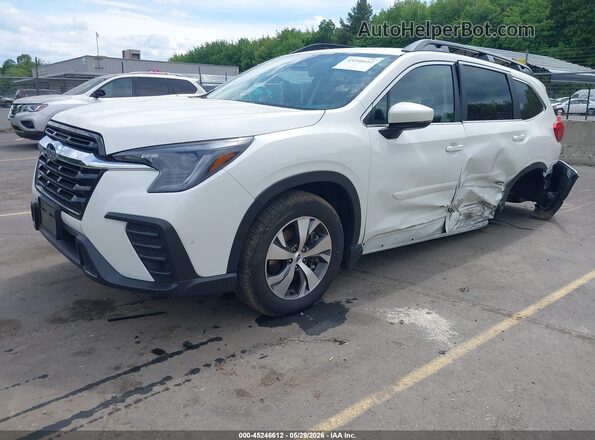 4S4WMADD9S3419494 2025 SUBARU ASCENT White Առջևի ձախ երեք քառորդ տեսարան
