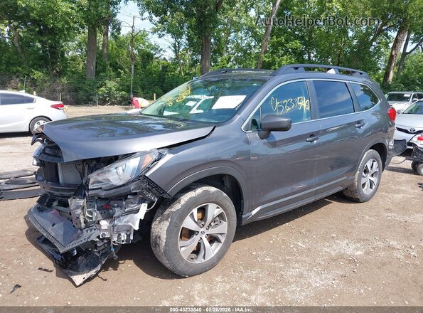4S4WMAFD4M3444819 2021 SUBARU ASCENT Gray Vista tres cuartos delantera izquierda