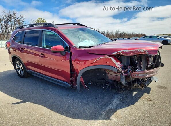 4S4WMAFD6M3419288 2021 SUBARU ASCENT Burgundy წინა მარჯვენა