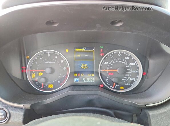 4S4WMAFD6M3419288 2021 SUBARU ASCENT Burgundy ხელსაწყოთა პანელის ხედი