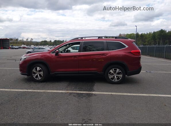 4S4WMAFD7K3430670 2019 SUBARU ASCENT Red Widok wnętrza 360 stopni