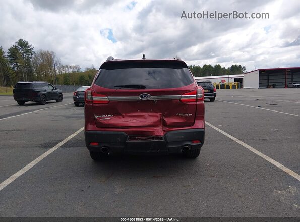 4S4WMAFD7K3430670 2019 SUBARU ASCENT Red 