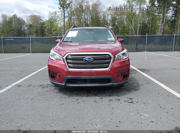4S4WMAFD7K3430670 2019 SUBARU ASCENT Red Widok zestawu wskaźników