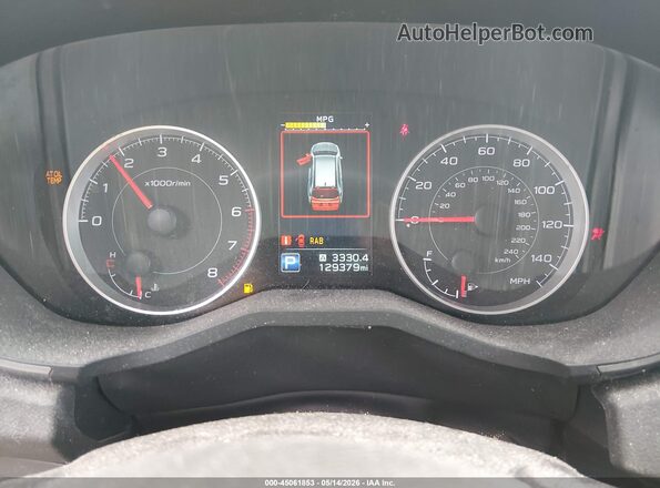 4S4WMAFD7K3430670 2019 SUBARU ASCENT Red Widok tylnych siedzeń