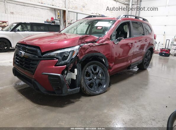 4S4WMAHD3R3436604 2024 SUBARU ASCENT Red Передня ліва чверть