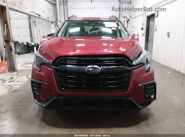 4S4WMAHD3R3436604 2024 SUBARU ASCENT Red Вид задньої частини салону