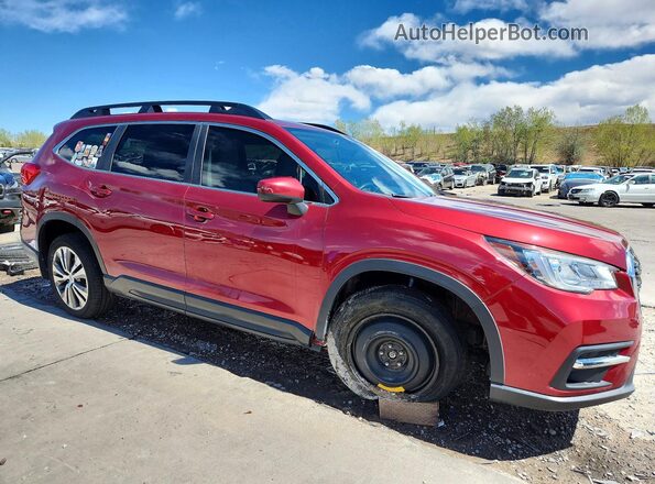 4S4WMAHD4K3405402 2019 SUBARU ASCENT Бордовый Передняя правая четверть