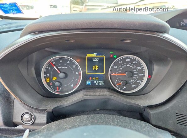 4S4WMAJD0N3463733 2022 SUBARU ASCENT Charcoal Instrument cluster view