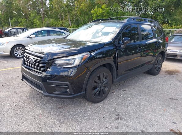 4S4WMAJD7N3401245 2022 SUBARU ASCENT Black წინა მარცხენა ხედი სამი მეოთხედიდან