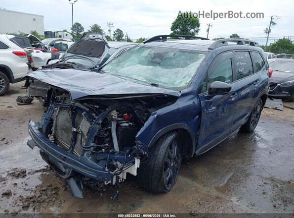4S4WMAKD0R3435984 2024 SUBARU ASCENT Blue წინა მარცხენა ხედი სამი მეოთხედიდან