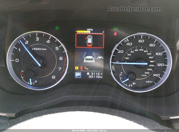 4S4WMALD5K3484909 2019 SUBARU ASCENT Black Հետևի նստատեղերի տեսք