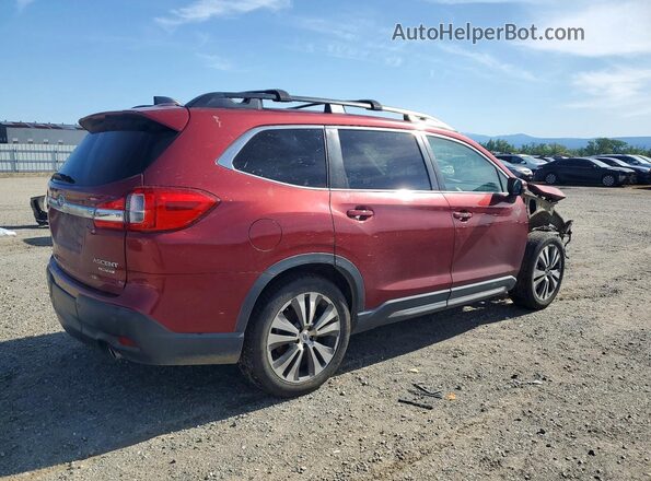 4S4WMALD6K3481596 2019 SUBARU ASCENT Красный Задняя правая четверть