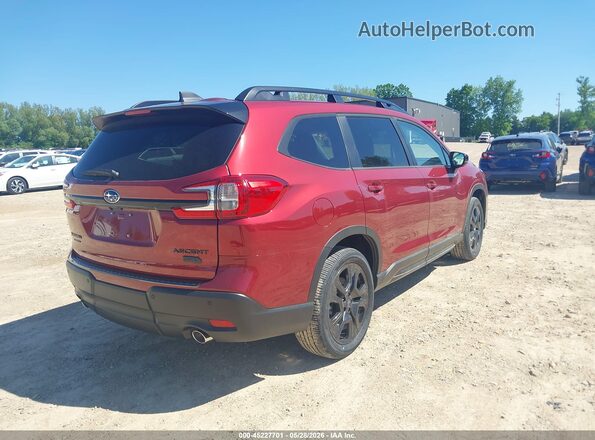 4S4WMALD7T3414765 2026 SUBARU ASCENT Red Հետևի աջ