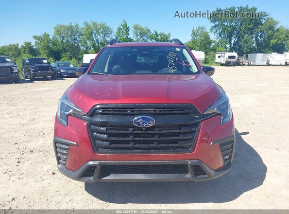 4S4WMALD7T3414765 2026 SUBARU ASCENT Red Սարքավորումների վահանակի տեսք
