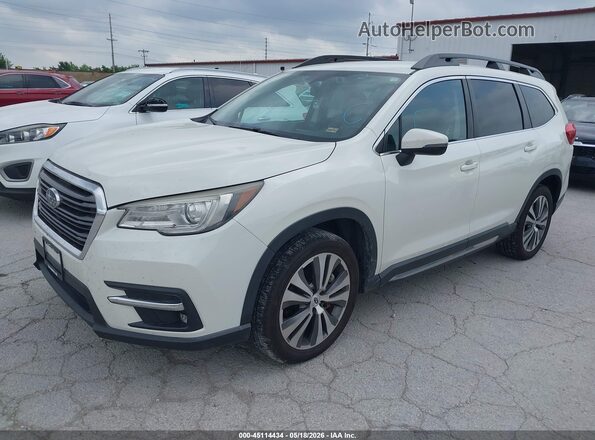 4S4WMAMD1K3437844 2019 SUBARU ASCENT White წინა მარცხენა ხედი სამი მეოთხედიდან