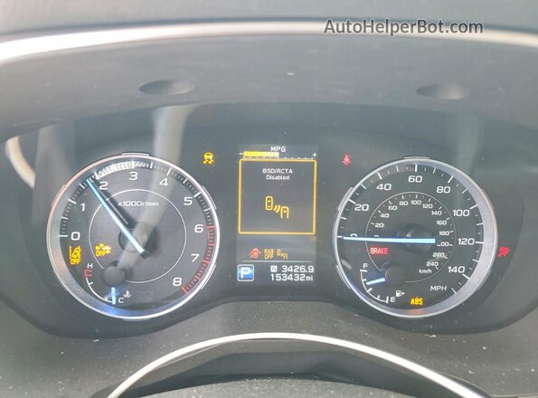4S4WMAMD7L3474771 2020 SUBARU ASCENT Silver Вид щитка приладів